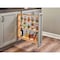 Rev-A-Shelf Maple Veneer, Light Brown, 6 in W, 27.31 in H, 23 in D, 23 in L, Light Brown 438-BC-6C - alternate 6